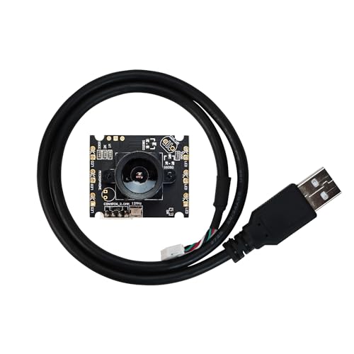 Yahboom for Raspberry Pi 5 4B 3B+ Jetson Nano Camera Module 120°Adjustable 1MP 720p USB HD Webcam Suitable for Raspberry Pi/Jetson Orin/Horizon USB Driver-Free with 40cm Cable (30W-480P-50°) von Yahboom