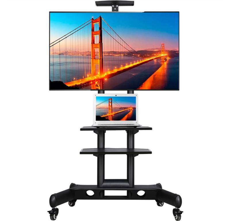 Yaheetech TV-Ständer, (bis 75,00 Zoll, TV Standfuß mit Tablett) von Yaheetech