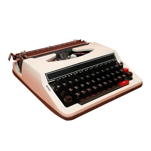 Antike Schreibmaschine, Klassische Manuelle Schreibmaschine, Einfach Zu Bedienen, Vintage Finish Antike Schreibmaschinen für Briefeschreiber Literarisches Geschenk Antike Schreibmaschine, Klassische Manuelle Schreibmaschine, Einfach Zu Bedienen, Vintage Finish Antike Schreibmaschinen für Briefeschreiber Literarisches Geschenk von Yajuer