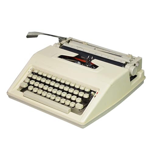 Klassische Retro-Schreibmaschine, Mechanische Englische Schreibmaschine, Tragbare Vintage Schreibmaschine Zum Briefeschreiben und Vintage Sammlerstück Klassische Retro-Schreibmaschine, Mechanische Englische Schreibmaschine, Tragbare Vintage Schreibmaschine Zum Briefeschreiben und Vintage Sammlerstück von Yajuer