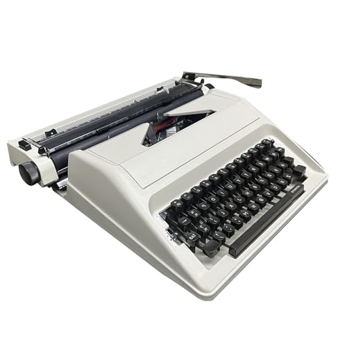 Manuelle Schreibmaschine, Traditionell, Mechanische Englische Schreibmaschine, Klare Handschrift, Vintage-Schreibmaschine für Kreatives Schreiben von Yajuer