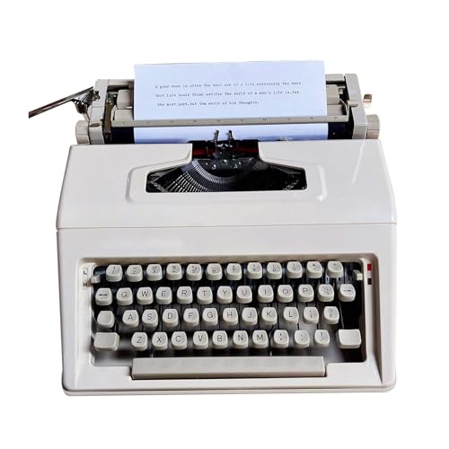 Retro Schreibmaschine, Klassische, Altmodische Handschreibmaschine, Mechanische Schreibmaschine für Notizen Oder Briefe, Tragbar und Einfach Zu Bedienen Retro Schreibmaschine, Klassische, Altmodische Handschreibmaschine, Mechanische Schreibmaschine für Notizen Oder Briefe, Tragbar und Einfach Zu Bedienen von Yajuer
