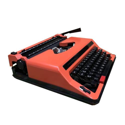 Vintage-Schreibmaschine, mechanische englische Schreibmaschine, einfach zu bedienen, altmodisch und traditionell für kreatives Schreiben von Notizen und Briefen Vintage-Schreibmaschine, mechanische englische Schreibmaschine, einfach zu bedienen, altmodisch und traditionell für kreatives Schreiben von Notizen und Briefen von Yajuer