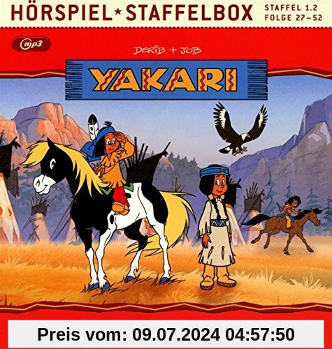 Yakari - Hörspiel Staffelbox - Staffel 1.2, Folge 27 bis 52 als mp3-CD - Die Original-Hörspiele zur TV-Serie von Yakari