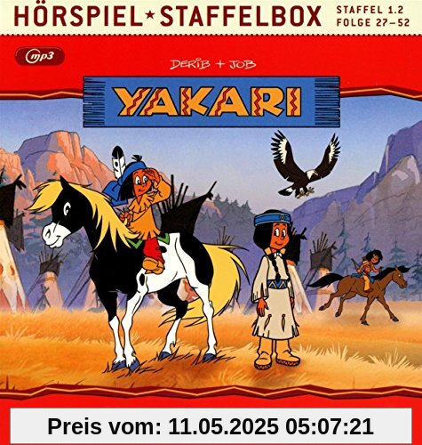 Yakari - Hörspiel Staffelbox - Staffel 1.2, Folge 27 bis 52 als mp3-CD - Die Original-Hörspiele zur TV-Serie von Yakari