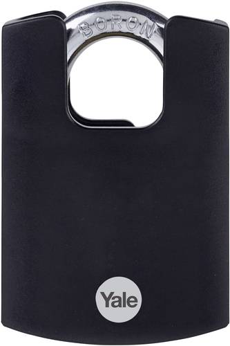 YALE Y121B/50/132/1 Vorhängeschloss 50mm Schwarz Schlüsselschloss von Yale