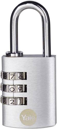 YALE Y151B/30/125/1 Vorhängeschloss 30mm Silber Zahlenschloss YALE Y151B/30/125/1 Vorhängeschloss 30mm Silber Zahlenschloss von Yale