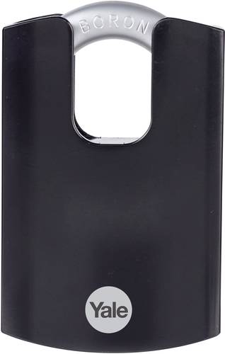 YALE Y300CB/63/127/1 Vorhängeschloss 63mm Schwarz Schlüsselschloss von Yale