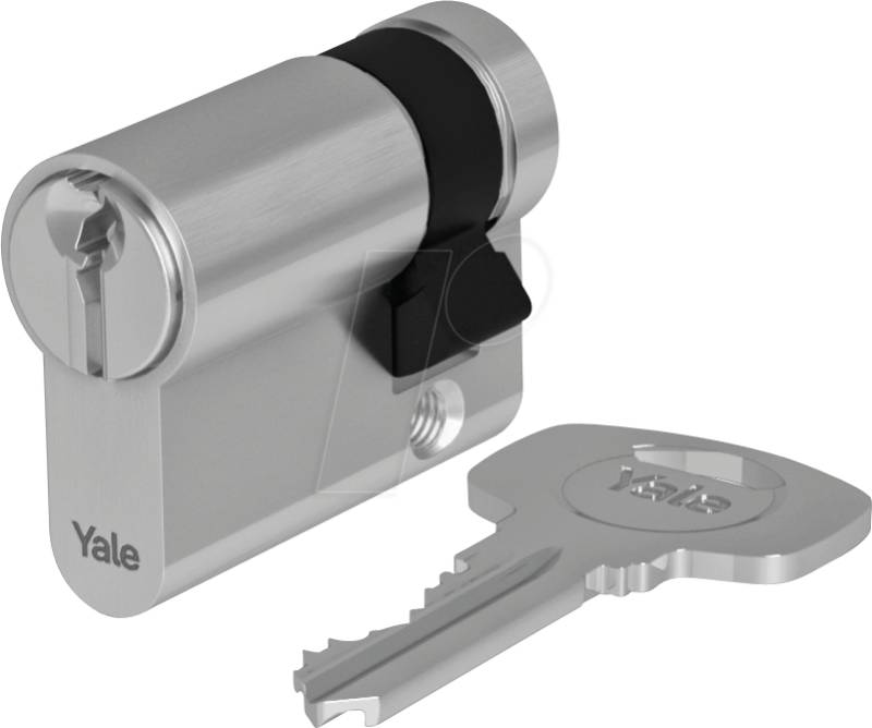 YE 05510030001 - Halbzylinder 500 plus, 00/30, Nickel satiniert von Yale