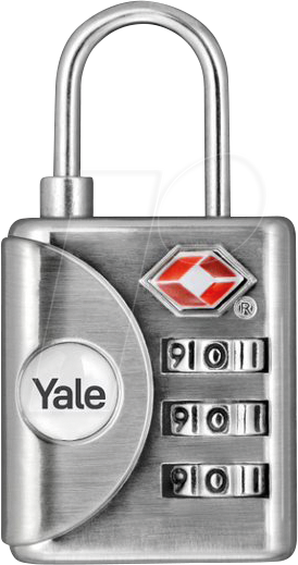YE YTP1321191 - TSA Reise-Zahlenschloss, 3 Zahlenreihen, 32 mm von Yale