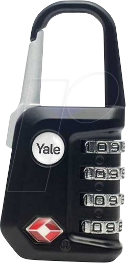 YE YTP5312231 - TSA Reise-Zahlenschloss, 4 Zahlenreihen, 31 mm von Yale