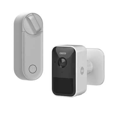 Yale Linus L2 Smart Lock silber + Outdoor Cam von Yale
