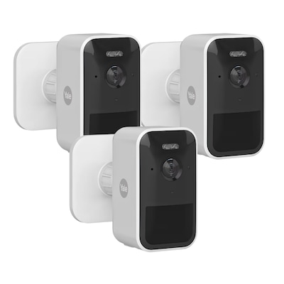 Yale Smart Outdoor Camera - Kabellose WLAN Außen-Überwachungskamera • 3er Pack von Yale