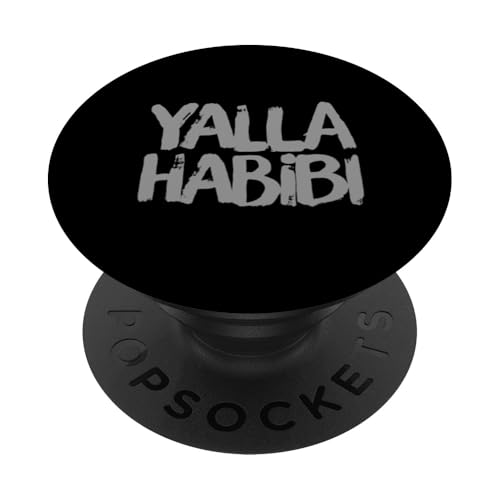 Lustiger Text Yalla Habibi Means Let's Go My Love Arabisch Habibi PopSockets Klebender PopGrip Lustiger Text Yalla Habibi Means Let's Go My Love Arabisch Habibi PopSockets Klebender PopGrip von Yalla Habib Shirt Yalla Habib Tshirt Arab Shirt