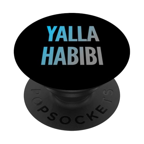 Lustiger Text Yalla Habibi Means Let's Go My Love Arabisch Habibi PopSockets Klebender PopGrip Lustiger Text Yalla Habibi Means Let's Go My Love Arabisch Habibi PopSockets Klebender PopGrip von Yalla Habib Shirt Yalla Habib Tshirt Arab Shirt