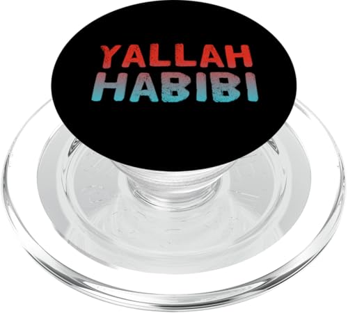 Lustiger Text Yalla Habibi Means Let's Go My Love Arabisch Lustig PopSockets PopGrip für MagSafe Lustiger Text Yalla Habibi Means Let's Go My Love Arabisch Lustig PopSockets PopGrip für MagSafe von Yalla Habib Shirt Yalla Habib Tshirt Arab Shirt