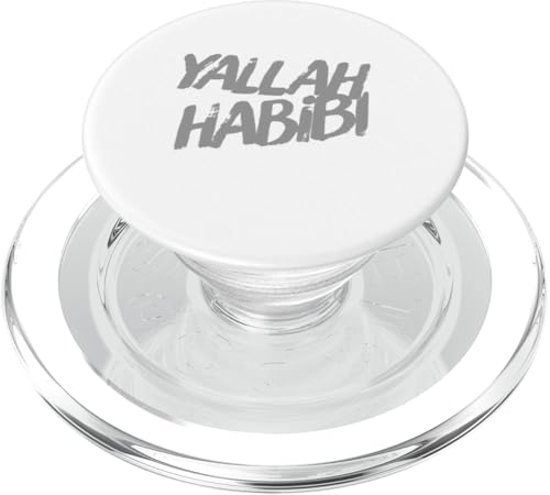Lustiger Text Yalla Habibi Means Let's Go My Love Arabisch Lustig PopSockets PopGrip für MagSafe Lustiger Text Yalla Habibi Means Let's Go My Love Arabisch Lustig PopSockets PopGrip für MagSafe von Yalla Habib Shirt Yalla Habib Tshirt Arab Shirt