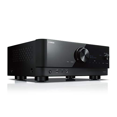 Yamaha AV-Receiver RX-V6A schwarz – Netzwerk-Receiver mit Dolby Atmos Height Virtualizer, Gaming spezifischen Funktionen und Voice Control Systemen – Allround-Talent mit 7.2 Kanälen von Yamaha