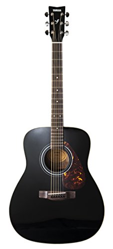 Yamaha F370 Westerngitarre schwarz - Hochwertige Dreadnought-Akustikgitarre für Erwachsene & Jugendliche - 4/4 Gitarre aus Holz von Yamaha