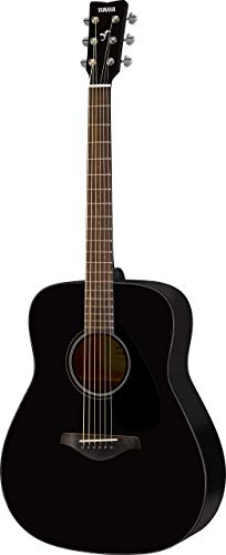 Yamaha FG800 Westerngitarre schwarz - Akustische Westerngitarre mit authentischem Klang - Anfängergitarre für Erwachsene & Jugendliche - 4/4 Gitarre aus Holz von Yamaha
