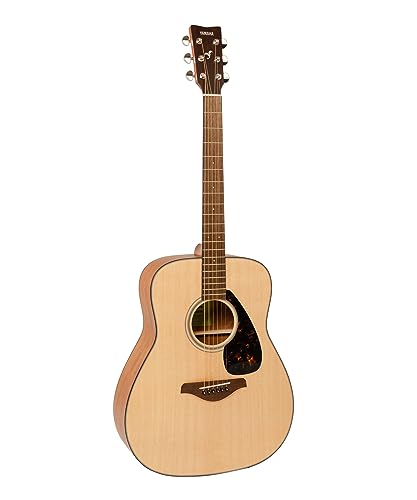 Yamaha FG800M Westerngitarre matt natur - Akustische Westerngitarre mit authentischem Klang - Anfängergitarre für Erwachsene & Jugendliche - 4/4 Gitarre aus Holz von Yamaha