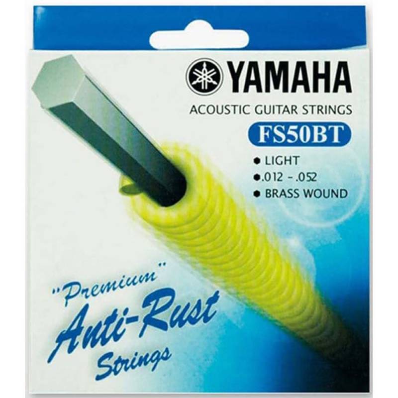 Yamaha FS50BT Brass Light Anti-Rust 012 - 052 Acoustic Guitar Strings von Yamaha