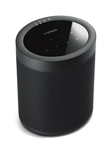 Yamaha MusicCast 20 Soundbox (Kabelloser 2 Wege Netzwerk-Lautsprecher zum Musikstreaming ohne Grenzen – Multiroom WLAN-Speaker kompatibel mit Amazon Alexa) schwarz von Yamaha