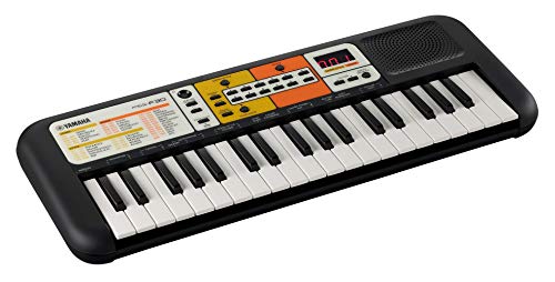 Yamaha PSS-F30 Mini Keyboard, schwarz – Leichtes Keyboard für Kinder mit Mini-Tastatur und wunderschönen Instrumentenklängen – Mit Mini-Kopfhöreranschluss von Yamaha