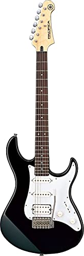 Yamaha Pacifica 012 BL E-Gitarre schwarz – Hochwertige Elektrogitarre für Einsteiger in elegantem Design – 4/4 Gitarre aus Holz von Yamaha
