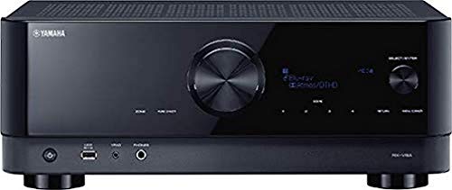 Yamaha Receiver RX-V4A schwarz – Netzwerk-Receiver mit MusicCast Surround-Sound, Gaming spezifischen Funktionen und Voice Control Systemen – Allround-Talent mit 5.2 Kanälen von Yamaha