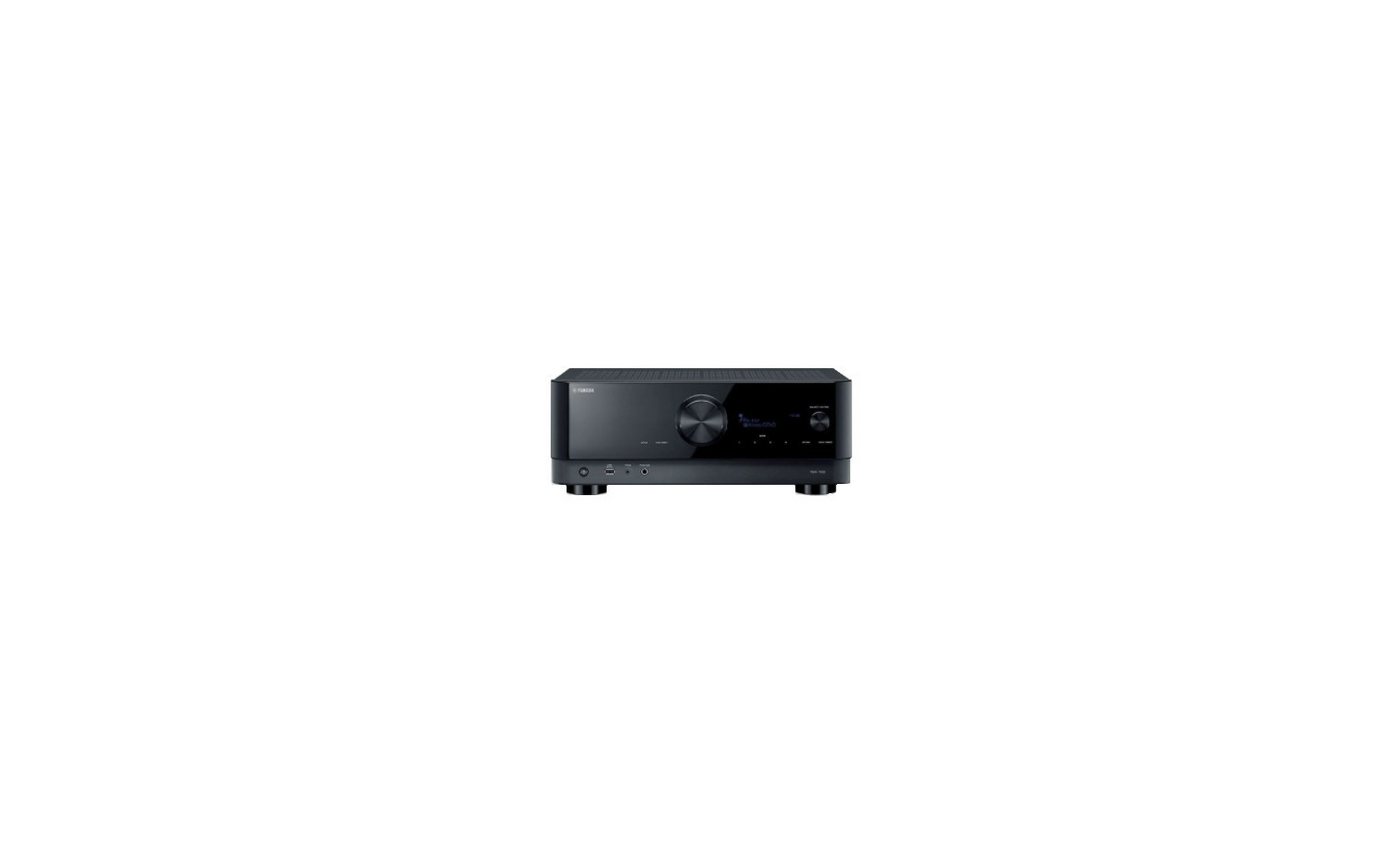 Yamaha TSR-700 AV-Receiver 7.2 (Dolby Atmos mit Höhen-Virtualisierung, CINEMA DSP 3D, Music Enhancer, HDR10+, 4K120Hz, Gaming-Funktion (ALLM, VRR, QMS, QFT), YPAO R.S.C., DTS:X, Verstärker mit hoher Slew-Rate, MusicCast App, Sprachsteuerung (Alexa, Google Assistant), Kabellose hintere Lautsprecher, FM / AM Radio, DAB Radio) von Yamaha