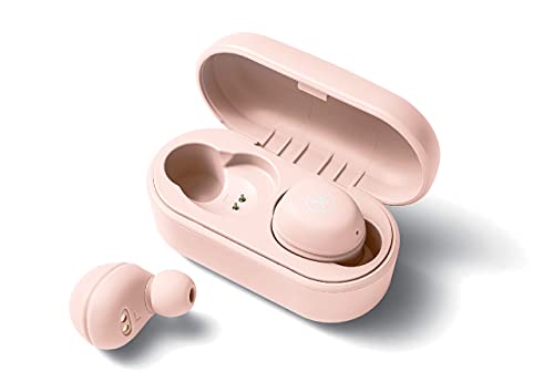 Yamaha TW-E3A Bluetooth-Kopfhörer – Kabellose In-Ear-Kopfhörer in pink – 6 Stunden Wiedergabezeit mit einer Ladung – Wasserdicht (IPX5 Zertifizierung) – Inkl. Ladecase von Yamaha