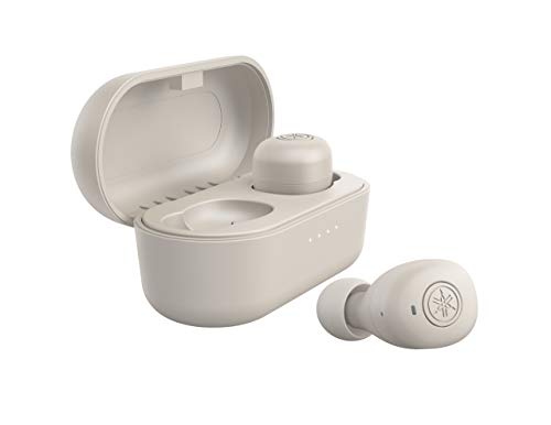 Yamaha TW-E3B Bluetooth-Kopfhörer – Kabellose In-Ear-Kopfhörer in Grau – 6 Stunden Wiedergabezeit mit einer Ladung – Wasserdicht (IPX5 Zertifizierung) – Inkl. Ladecase von Yamaha