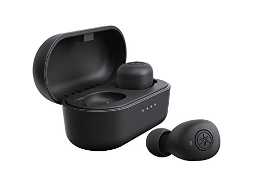 Yamaha TW-E3B Bluetooth-Kopfhörer – Kabellose In-Ear-Kopfhörer in Schwarz – 6 Stunden Wiedergabezeit mit einer Ladung – Wasserdicht (IPX5 Zertifizierung) – Inkl. Ladecase von YAMAHA