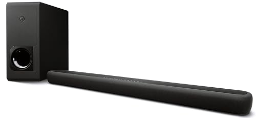 Yamaha YAS-209 Soundbar/TV Lautsprecher (mit integrierter Alexa Sprachsteuerung und kabellosem Subwoofer – mit 3D Surround Sound und Musikstreaming über Bluetooth) schwarz von Yamaha