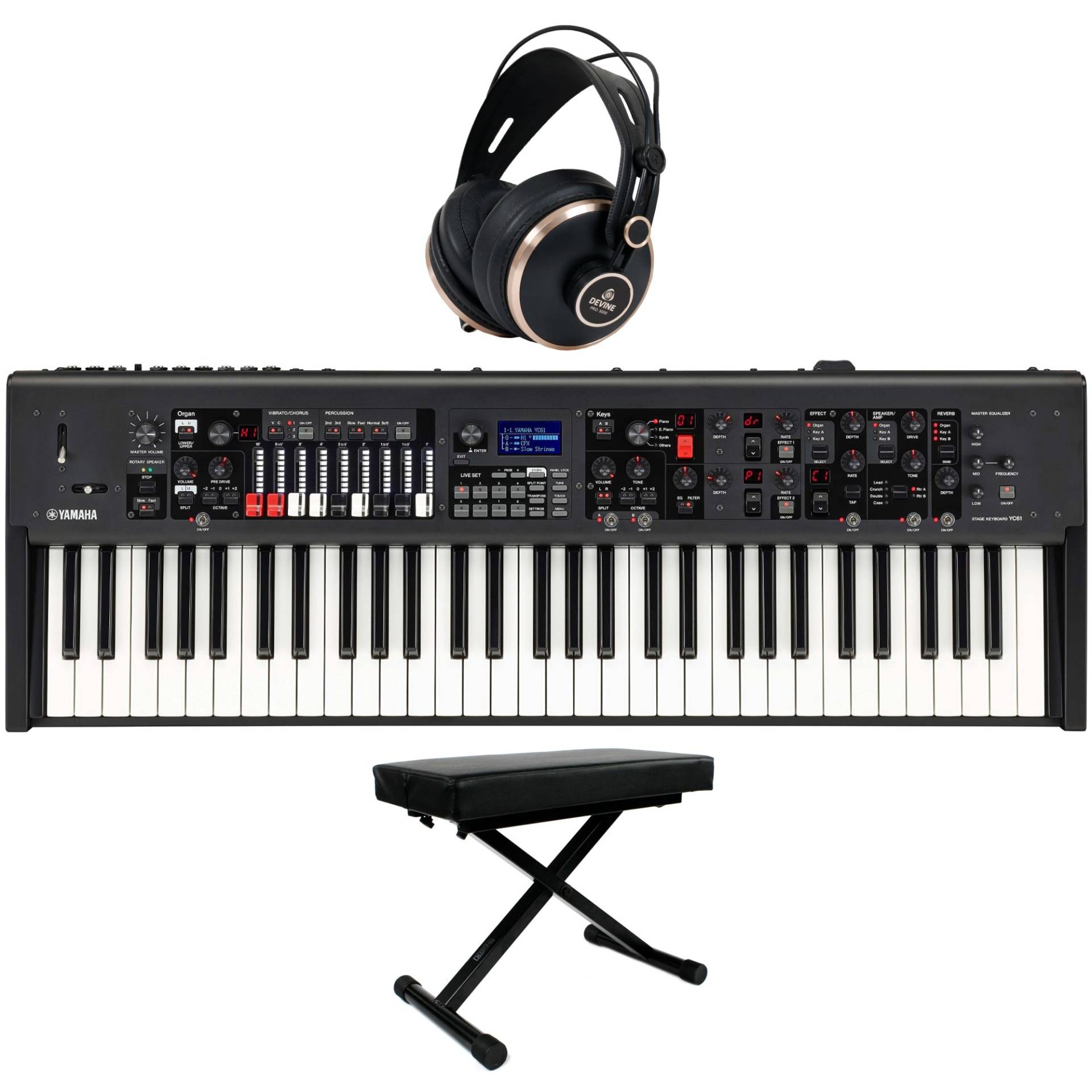Yamaha YC61 + Headphones and Stool Yamaha YC61 + Headphones and Stool von Yamaha