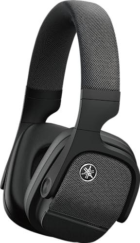 Yamaha YH-L700A kabelloser Over-Ear Kopfhörer mit 3D Sound Field schwarz – Advanced Active Noise Cancelling Kopfhörer mit 34 h Akkulaufzeit und Freisprechfunktion von Yamaha