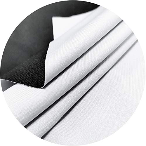 Yandood Projektor-Leinwand zum Selbermachen, elastisches Polyester-Material, 149,9 x 266,7 cm, für max. 330,2 cm 16:9 Projektionsleinwand, wirtschaftliche schwarze Rückseite, 4K Ultra HD Yandood Projektor-Leinwand zum Selbermachen, elastisches Polyester-Material, 149,9 x 266,7 cm, für max. 330,2 cm 16:9 Projektionsleinwand, wirtschaftliche schwarze Rückseite, 4K Ultra HD von Yandood