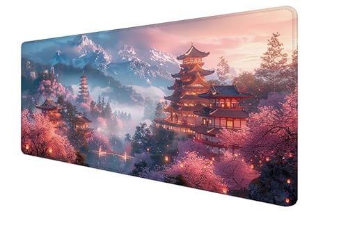 Mauspad Kirschblüten Mouse Mat 900x400x3mm,Japan Gaming Mouse Pad,Tischunterlage Large Size Wasserdicht Rutschfeste Gummibasis,Verbessert Präzision Und Geschwindigkeit,für Büro,Mädchen Geschenk yx-482 Mauspad Kirschblüten Mouse Mat 900x400x3mm,Japan Gaming Mouse Pad,Tischunterlage Large Size Wasserdicht Rutschfeste Gummibasis,Verbessert Präzision Und Geschwindigkeit,für Büro,Mädchen Geschenk yx-482 von Yanefaei