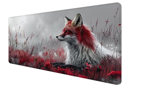 Mauspad Rot Mouse Mat 800x400x3mm,Fuchs Gaming Mouse Pad,Tischunterlage Large Size Wasserdicht rutschfeste Gummibasis,Verbessert Präzision Und Geschwindigkeit,für Zuhause,Büro,Mädchen Geschenk yx-164 Mauspad Rot Mouse Mat 800x400x3mm,Fuchs Gaming Mouse Pad,Tischunterlage Large Size Wasserdicht rutschfeste Gummibasis,Verbessert Präzision Und Geschwindigkeit,für Zuhause,Büro,Mädchen Geschenk yx-164 von Yanefaei