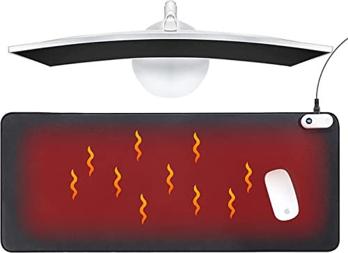 Yangers Beheiztes Mauspad Automatisches Abschalten Warme Schreibtischunterlage 3 Heizstufen Tischmatte Elektrische Decke Table Mousepad für PC Tastatur Laptop Büro und Zuhause Yangers Beheiztes Mauspad Automatisches Abschalten Warme Schreibtischunterlage 3 Heizstufen Tischmatte Elektrische Decke Table Mousepad für PC Tastatur Laptop Büro und Zuhause von Yangers
