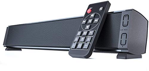 Yangers Kabelloser Bluetooth 5.0 Soundbar-Lautsprecher für Fernseher mit Fernbedienung, True Wireless 20 W USB wiederaufladbar, integriertes Mikrofon für Heimkino, Audio, PC, TV, Telefon, Laptop Yangers Kabelloser Bluetooth 5.0 Soundbar-Lautsprecher für Fernseher mit Fernbedienung, True Wireless 20 W USB wiederaufladbar, integriertes Mikrofon für Heimkino, Audio, PC, TV, Telefon, Laptop von Yangers