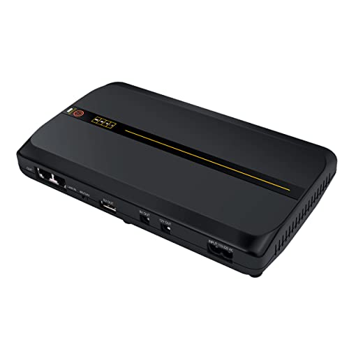 Yangers Mini USV unterbrechungsfreie Stromversorgung 10400mAh Batterie Backup Power Bank Multi Ausgang 5V USB 9V 12V DC 24V 48V Gigabit POE Schnellladung 3.0 für Wifi Router Modem Kamera Alarm Telefon Yangers Mini USV unterbrechungsfreie Stromversorgung 10400mAh Batterie Backup Power Bank Multi Ausgang 5V USB 9V 12V DC 24V 48V Gigabit POE Schnellladung 3.0 für Wifi Router Modem Kamera Alarm Telefon von Yangers