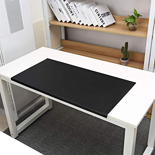 Schreibtischunterlage, Kantenschutz, 120 x 60 cm, PU-Leder, große Maus, wasserdicht, Schreibtischunterlage mit komfortabler Schreibfläche von Yanman