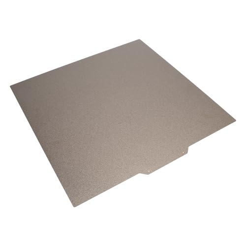 3D-Drucker, Doppelseitig Strukturiertes PEI-Blatt, 330 Mm X 330 Mm PEI-Bauplatten-Druckbett für Flsu XY, für Troxy X3S X5SA, X5SA Pro, 3D-Drucker-Zubehör von Yanmis
