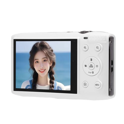 5K Digitalkamera für Fotografie, 64 GB Speicher WiFi Instant Sharing Vlogging -Kameras 2,8 "16x Zoom 72MP Compact Vlog Travel Camara mit AF Auto Focus (64GB) von Yanmis