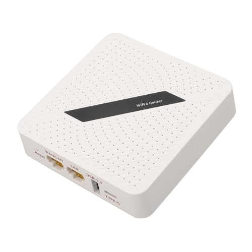 AX1800 MU MIMO WL Gigabit-Router, 2,4 GHz 5,8 GHz Dualband WL Internet-Router, 1000 Mbit/s RJ45-Port, Tragbarer Reiserouter für Gen2 Gen3-Antennen, Unterstützung für VPN Mash, EP von Yanmis