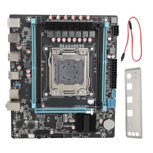 Computer-Motherboard, 4-Kanal-DDR4-X99-Desktop-Motherboard mit M.2-Steckplatz, Gigabit-Netzwerkkarte, PC-Motherboard für LGA 2011 – 3 CPU von Yanmis