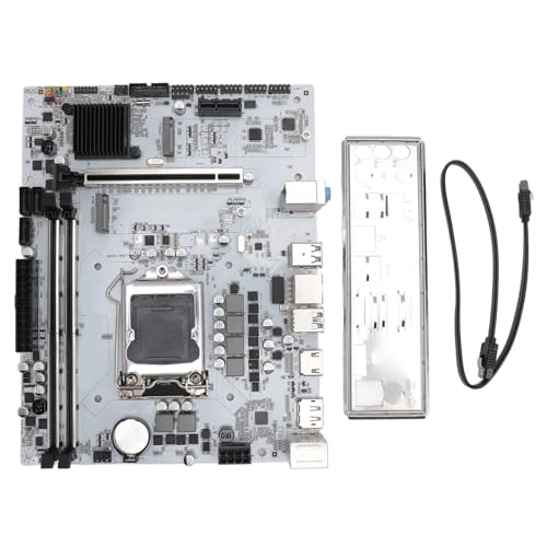 Computer-Motherboard, Dual-Channel-DDR4-H410M-DH-Mining-Motherboard mit M.2-Steckplatz, Gigabit-LAN-Anschluss, PC-Motherboard für LGA1200-CPU der 10. Generation von Yanmis