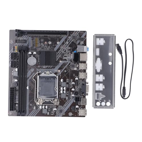 Gaming-Motherboard, Dual-Channel-DDR3-H61-S-Gaming-Motherboard mit M.2-Steckplatz, 100-Mbit/s-Netzwerkkarte, PC-Motherboard für LGA 1155-CPU von Yanmis